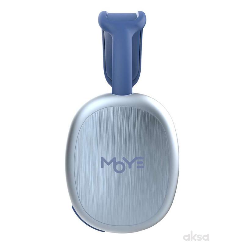 Stellar BT Headphones with Microphone Blue 