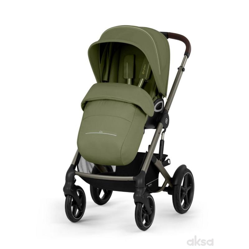 Cybex kolica Talos S Lux, Moss Green (taupe ram) 