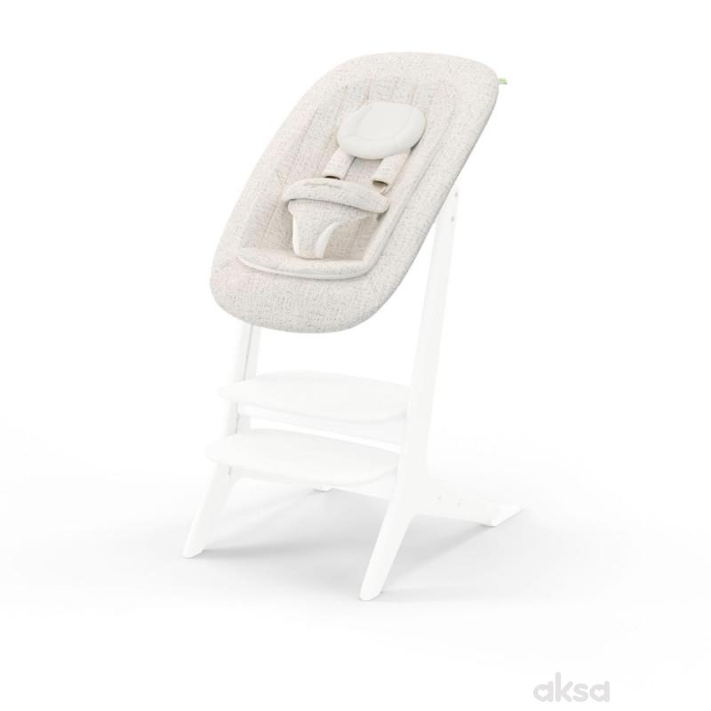 Cybex Lemo Platinum ležaljka bouncer White Wood 