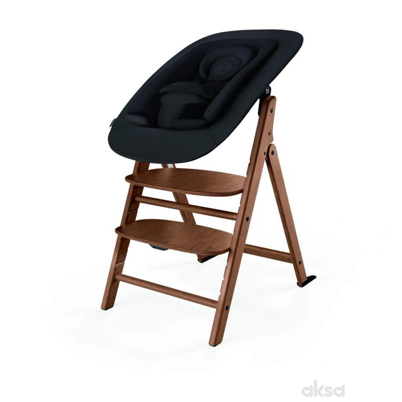 Cybex hranilica Click&Fold 4u1 All Natural Dark 