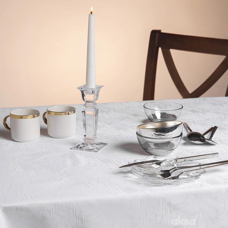 Stefan stolnjak Mystery beli, 140x250