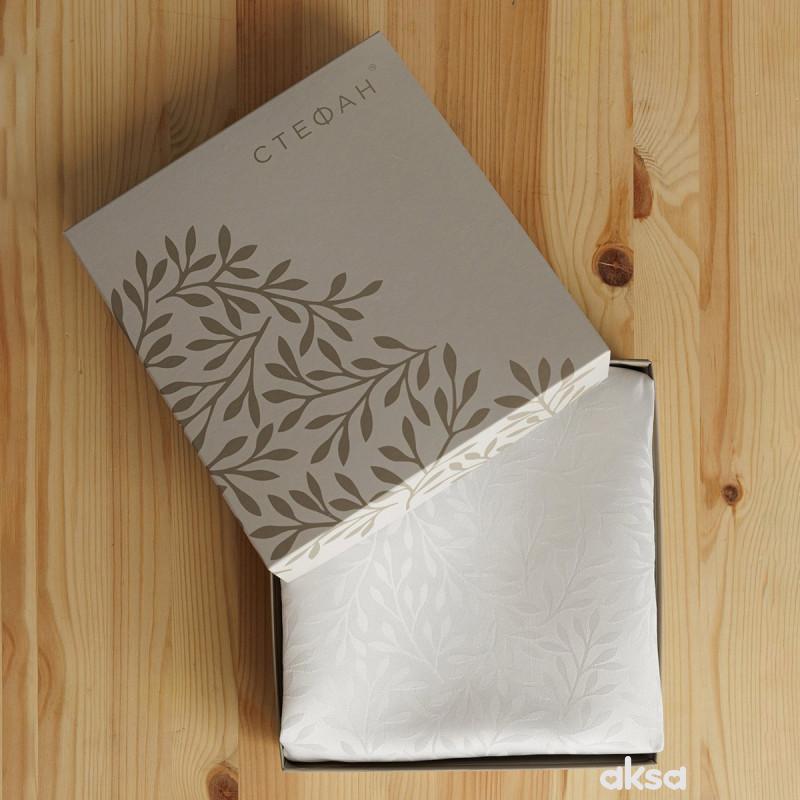 Stefan stolnjak Antik beli, 135x200 