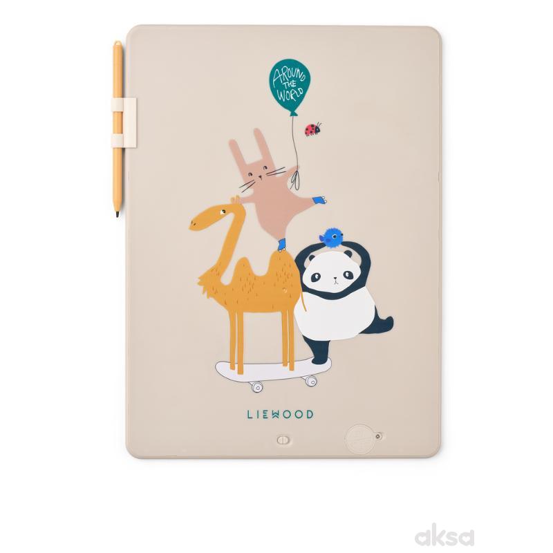 Liewood tablet za crtanje Zora,Around the worl/San 