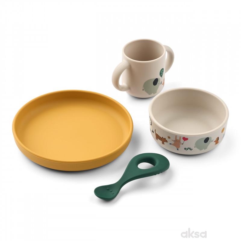 Liewood silik set za hr 4 pcs Vivi,ArWorld/Sandy 