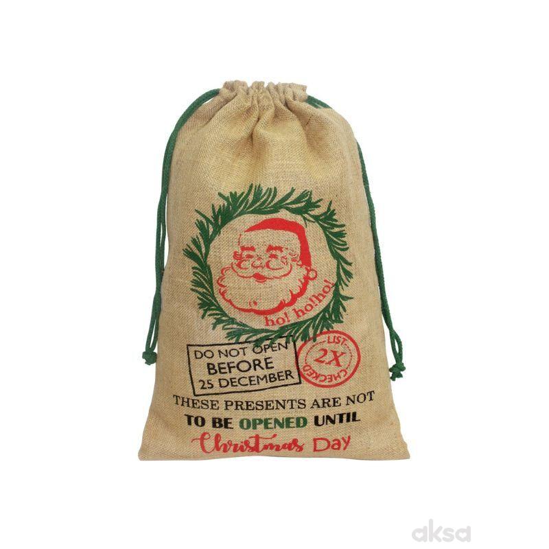 Novogodišnji džak od jute 65x39 