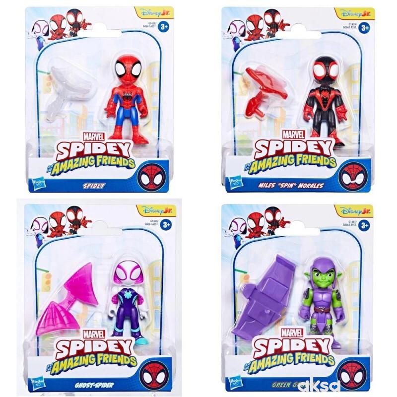 Spiderman And Friends 3in Figure Acsry Ast 