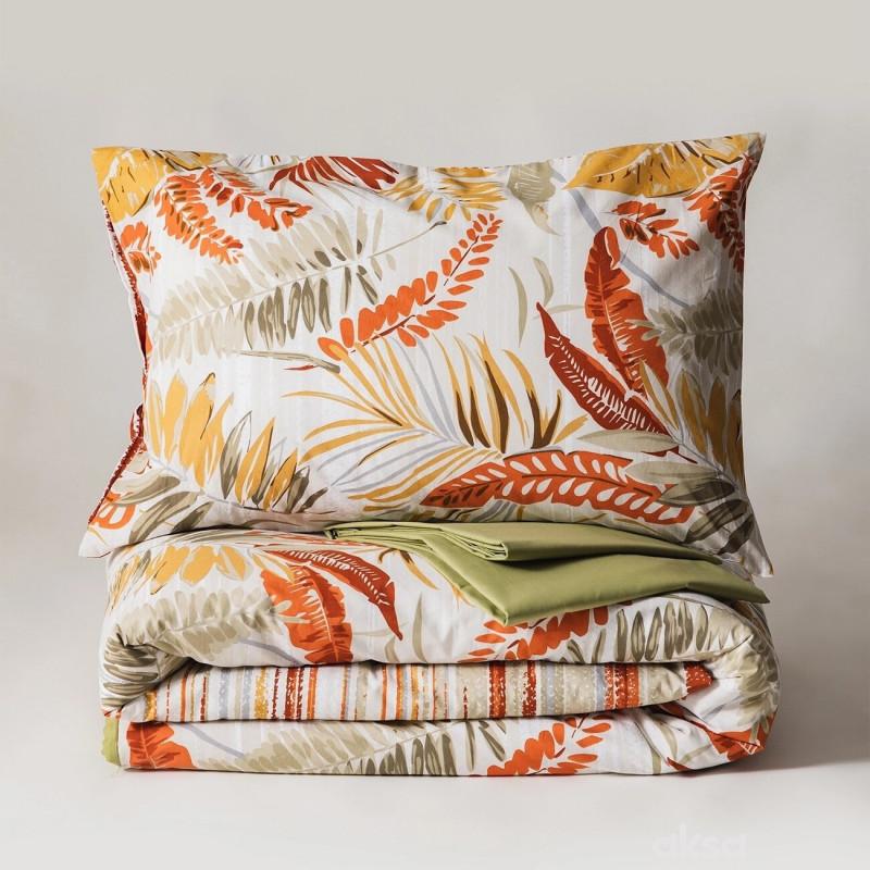 Stefan posteljina narandžasta liska 3/1, 140x200cm 