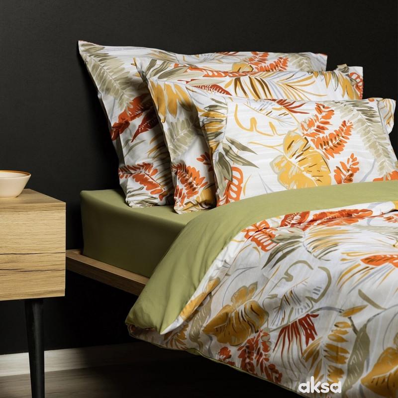 Stefan posteljina narandžasta liska 2/1, 140x200cm 