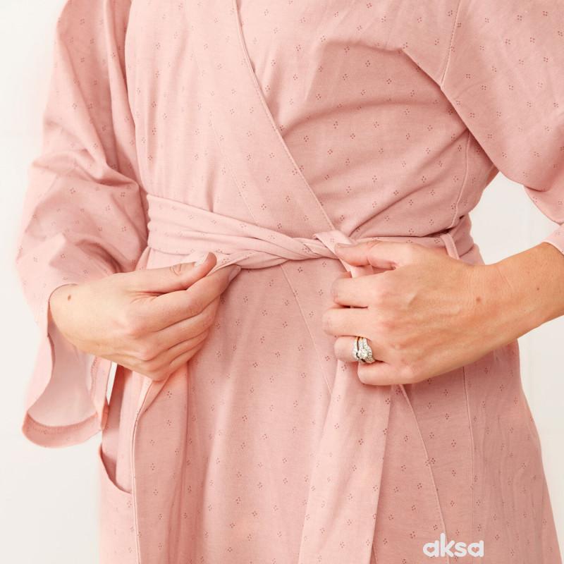 Ergo-pouch ogrtač za mame, roze 