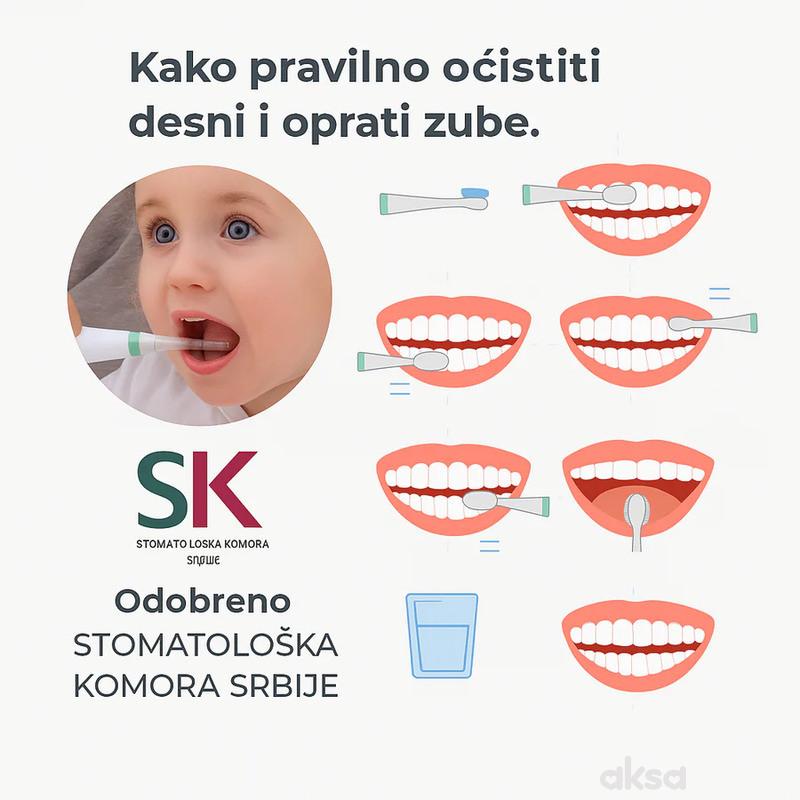 Nuvita električna četkica za zube za bebe i decu 