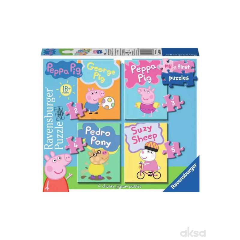 Ravensburger puzzle(slagalice) Pepa za kompjuterom 