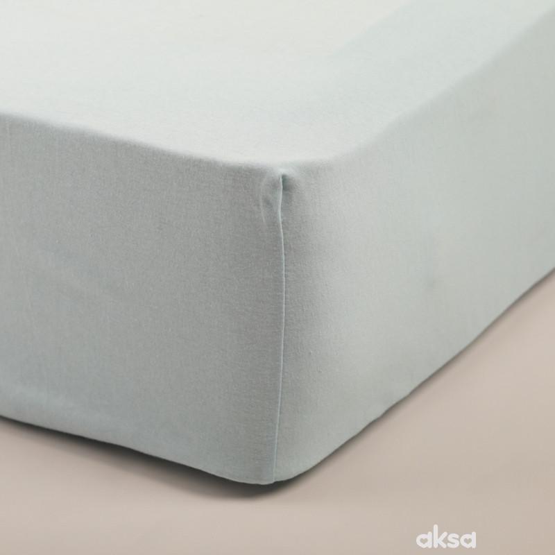 Stefan čaršav žersej sa lastišem plavi, 60x120 