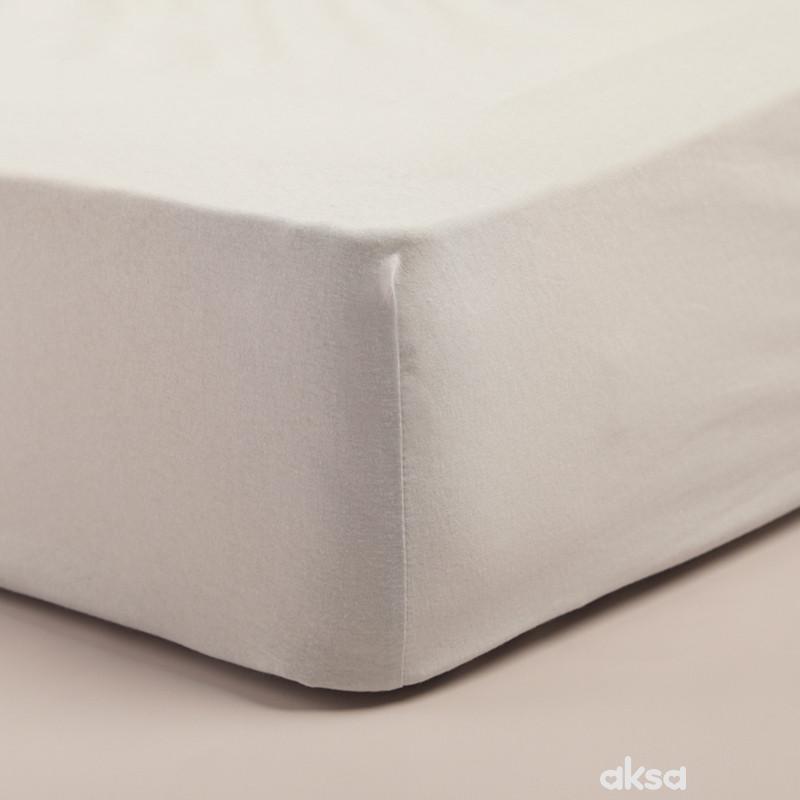 Stefan čaršav žersej sa lastišem sivi, 60x120 