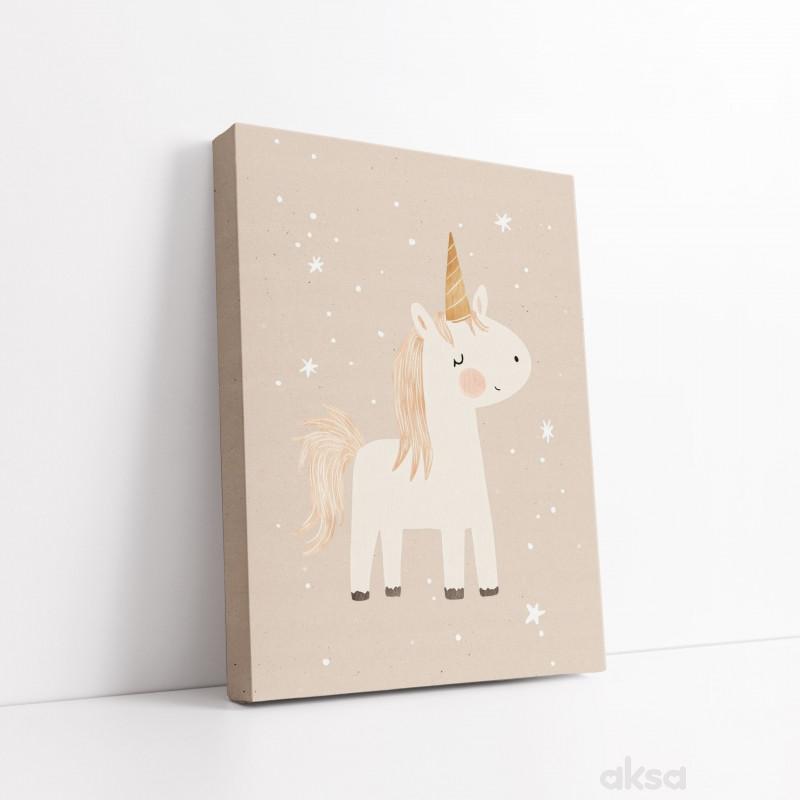 Cute&Cool HOME slika za zid jednorog, 30x40cm 