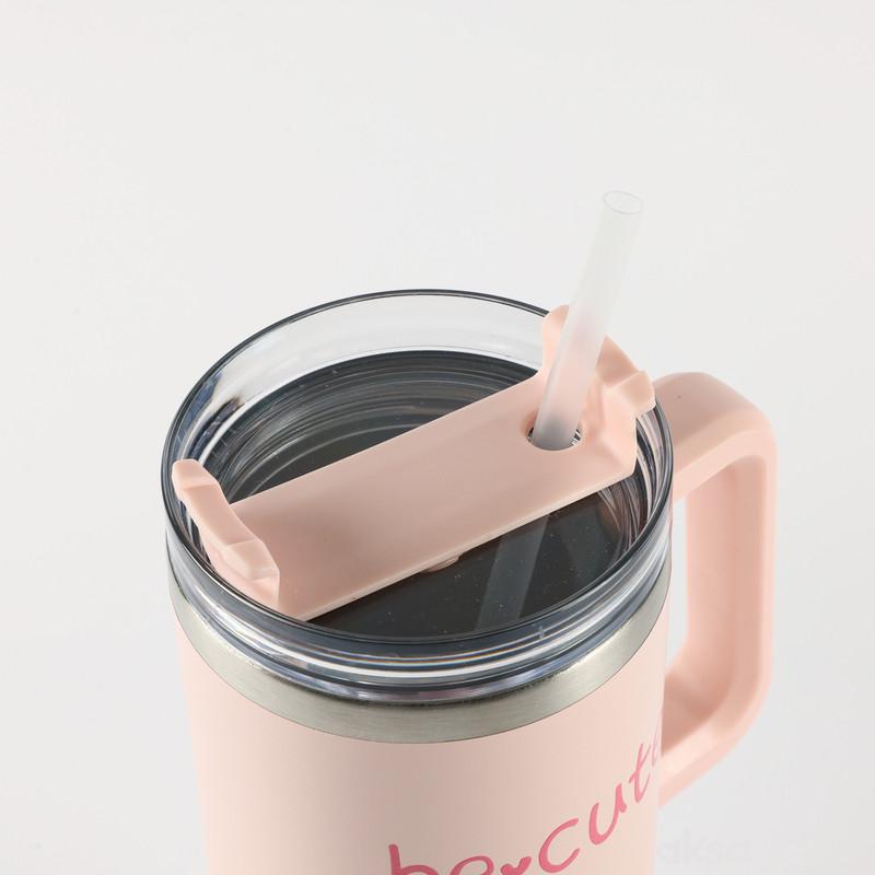 Be Cute termos sa slamčicom roze 1,2l 