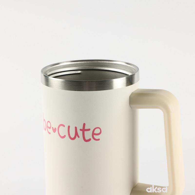 Be Cute termos sa slamčicom bež 1,2l 