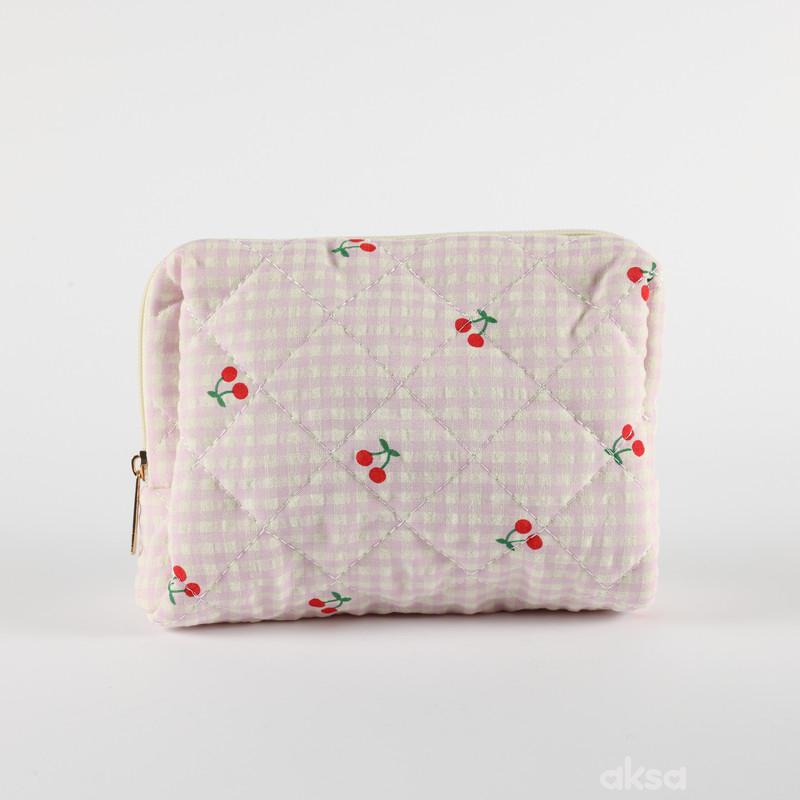 Be Cute neseser trešnjica, rozi 19x6x14cm 