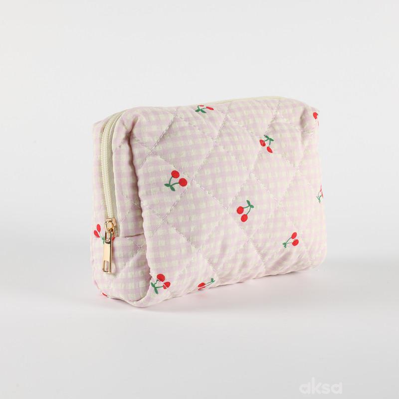 Be Cute neseser trešnjica, rozi 19x6x14cm 