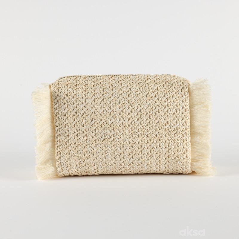 Be Cute neseser sa resama, bež 21x11x9cm 