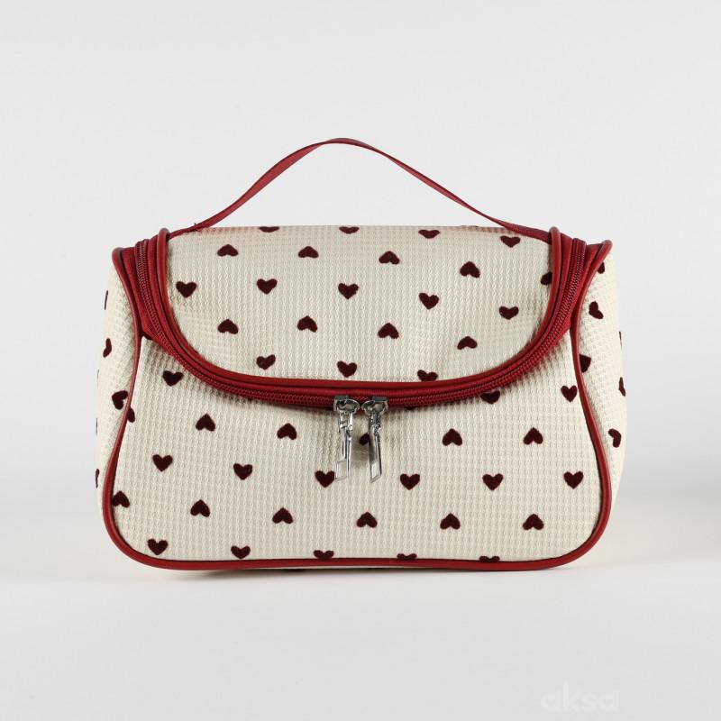 Be Cute neseser sa srcima, 23x14x14cm 