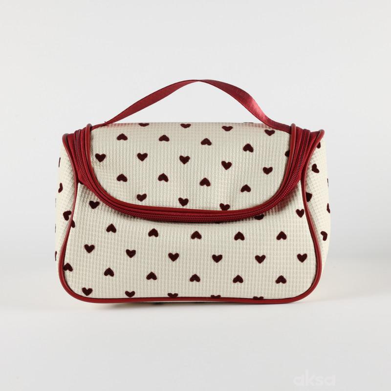 Be Cute neseser sa srcima, 23x14x14cm 