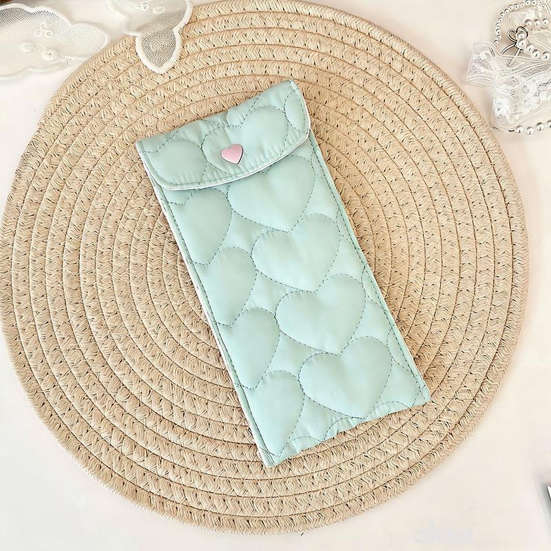 Be Cute futrola za naočare, tirkizna sa srcima 