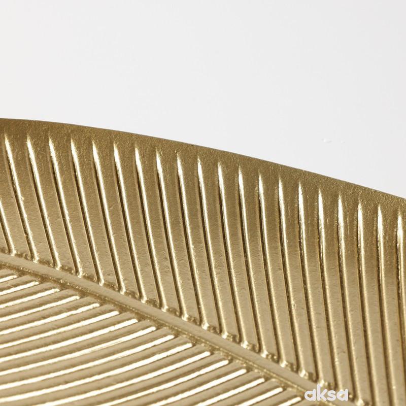 Cute&Cool HOME dekorativni tanjir, list 30x17cm 