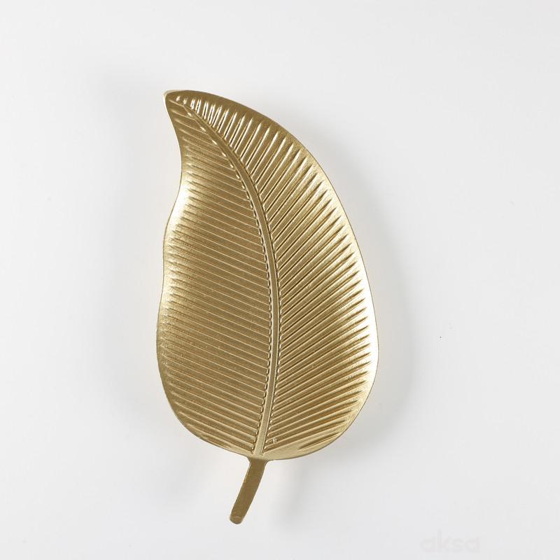 Cute&Cool HOME dekorativni tanjir, list 30x17cm 