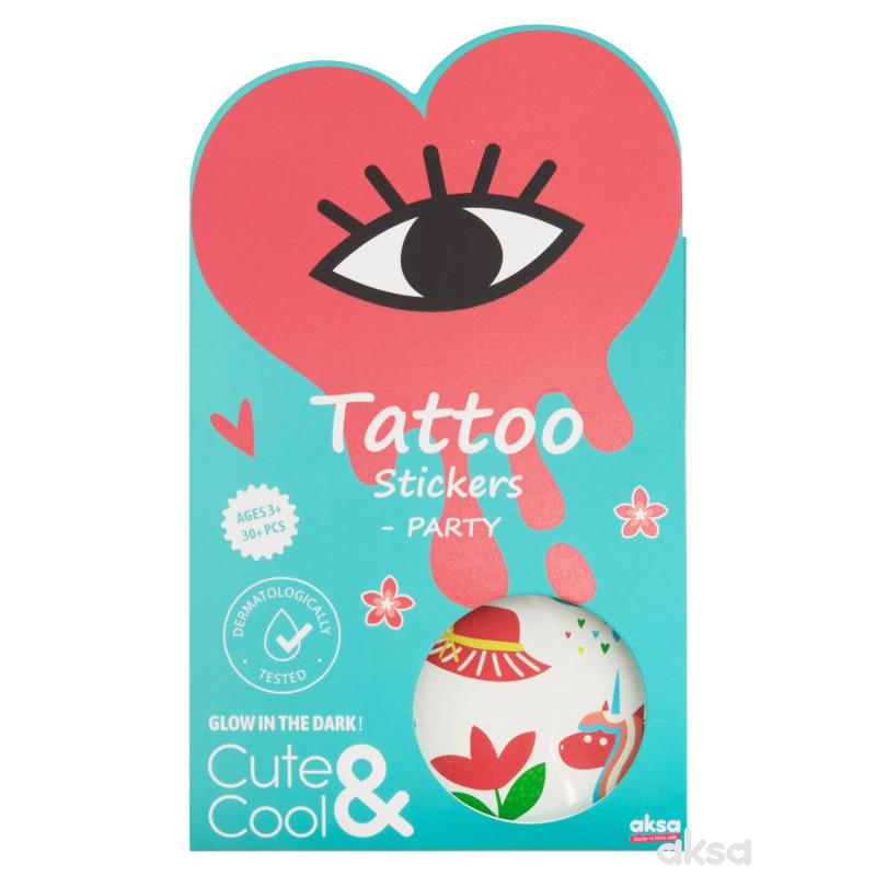 Cute&Cool tetovaže nalepnice party 