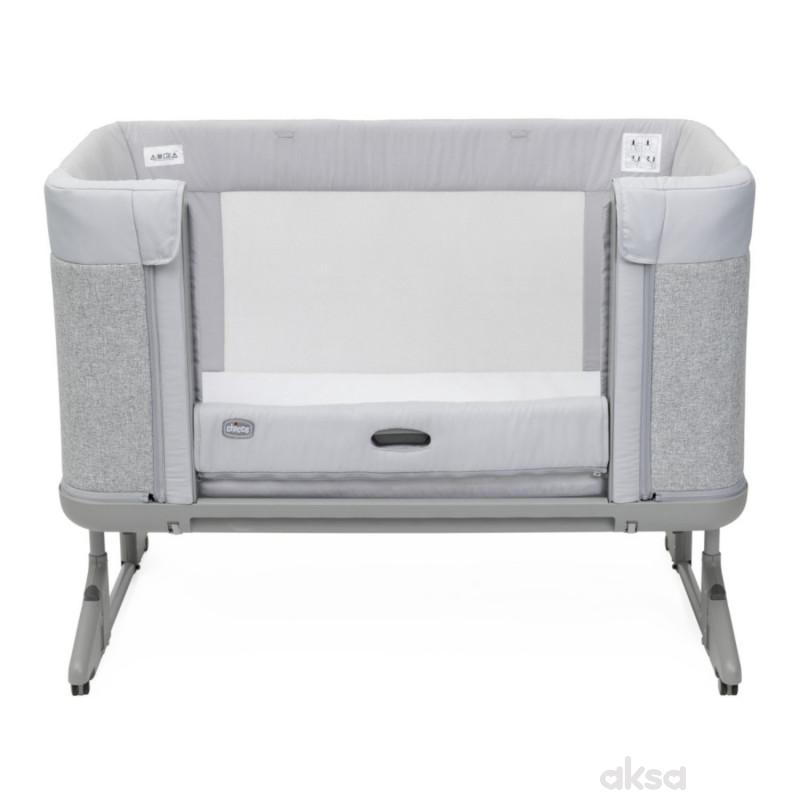 Chicco krevetac Next 2 Me Forever, Ash Grey 