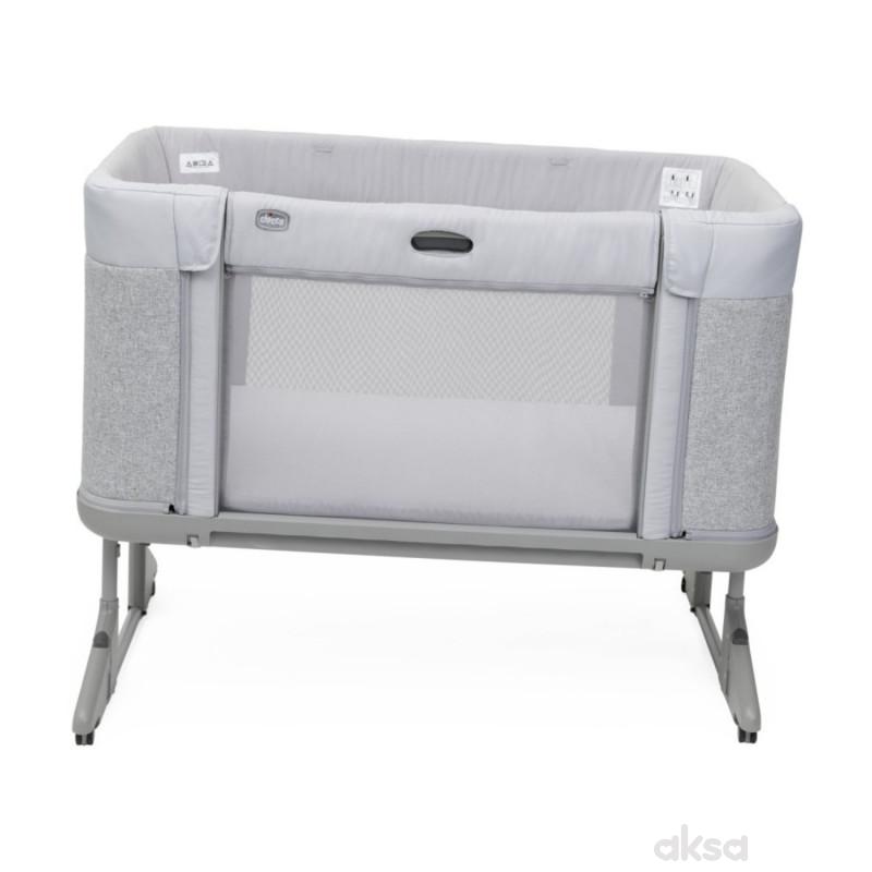 Chicco krevetac Next 2 Me Forever, Ash Grey 