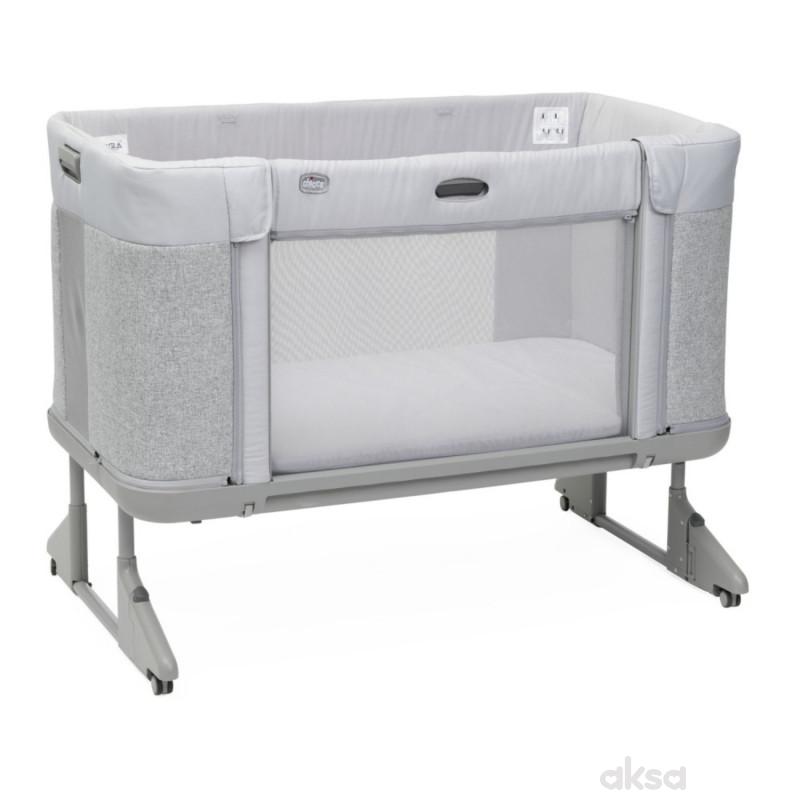 Chicco krevetac Next 2 Me Forever, Ash Grey 