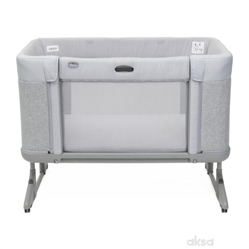 Chicco krevetac Next 2 Me Forever, Ash Grey 