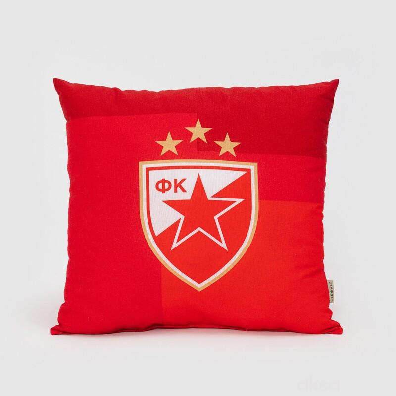Stefan ukrasni jastuk Crven Zvezda, 40x40cm 