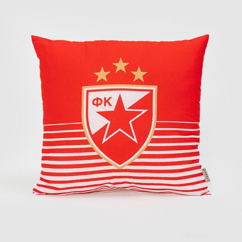 Stefan ukrasni jastuk Crven Zvezda, 40x40cm 