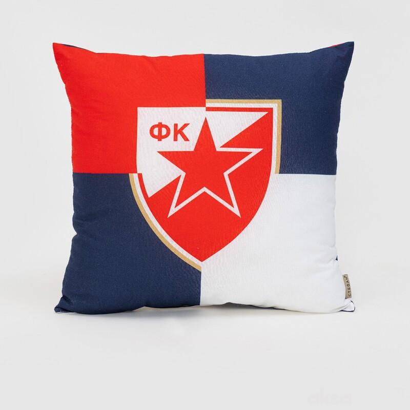 Stefan ukrasni jastuk Crven Zvezda, 40x40cm 