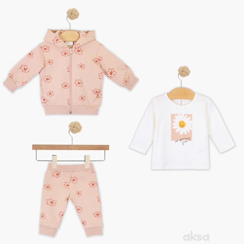 Just Kiddin komplet 3/1, devojčice 