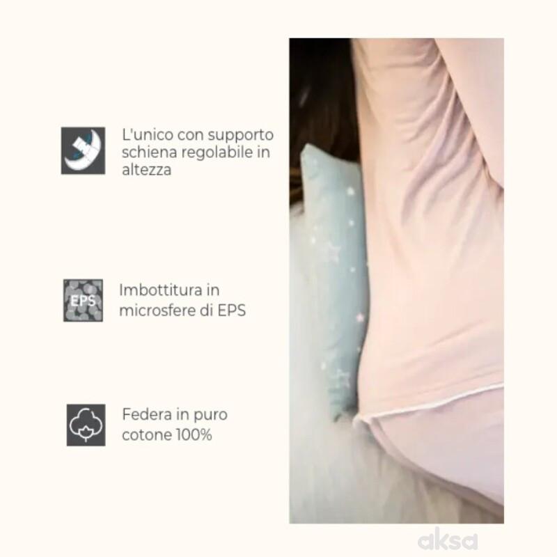 Nuvita jastuk za trudnice i bebe 12u1, sivi 