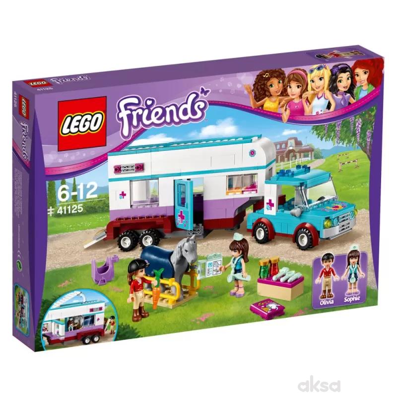 Lego friends horse vet trailer