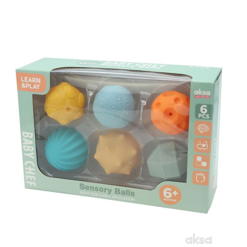 Baby Chef senzorne loptice, 6kom 