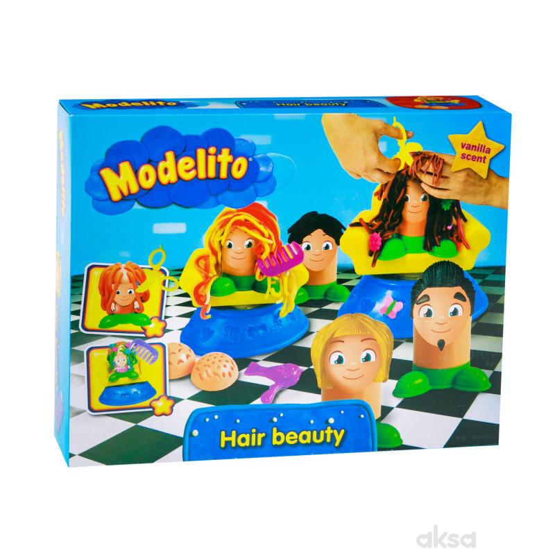 Modelito, plastelin set frizure