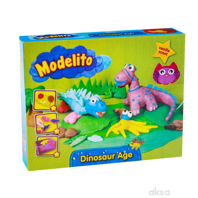 Modelito, plastelin set dinosaursi