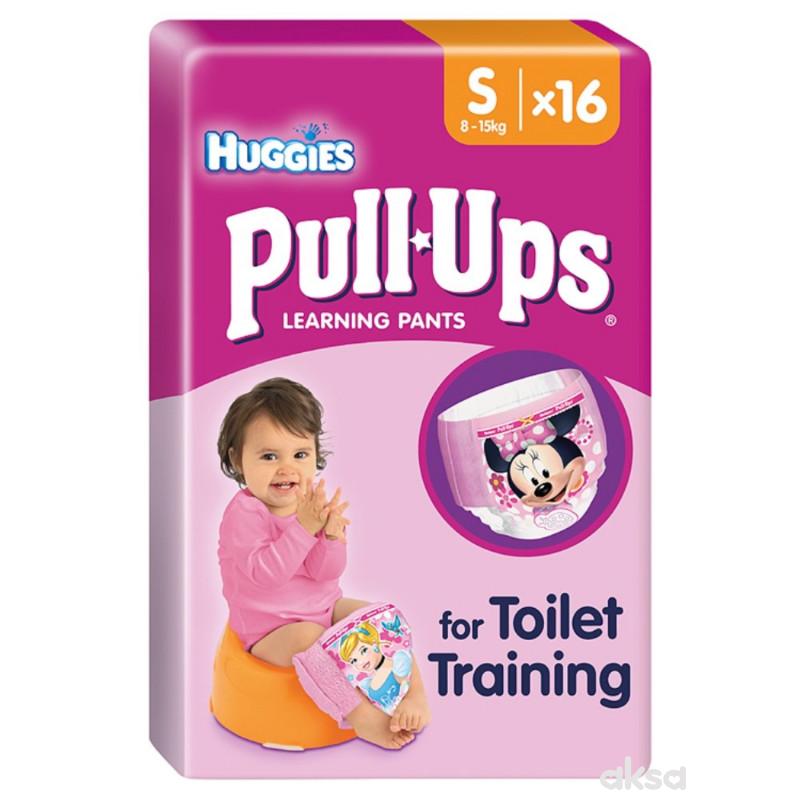 Huggies PullUps pelene, devojčice, S 8-15kg 16
