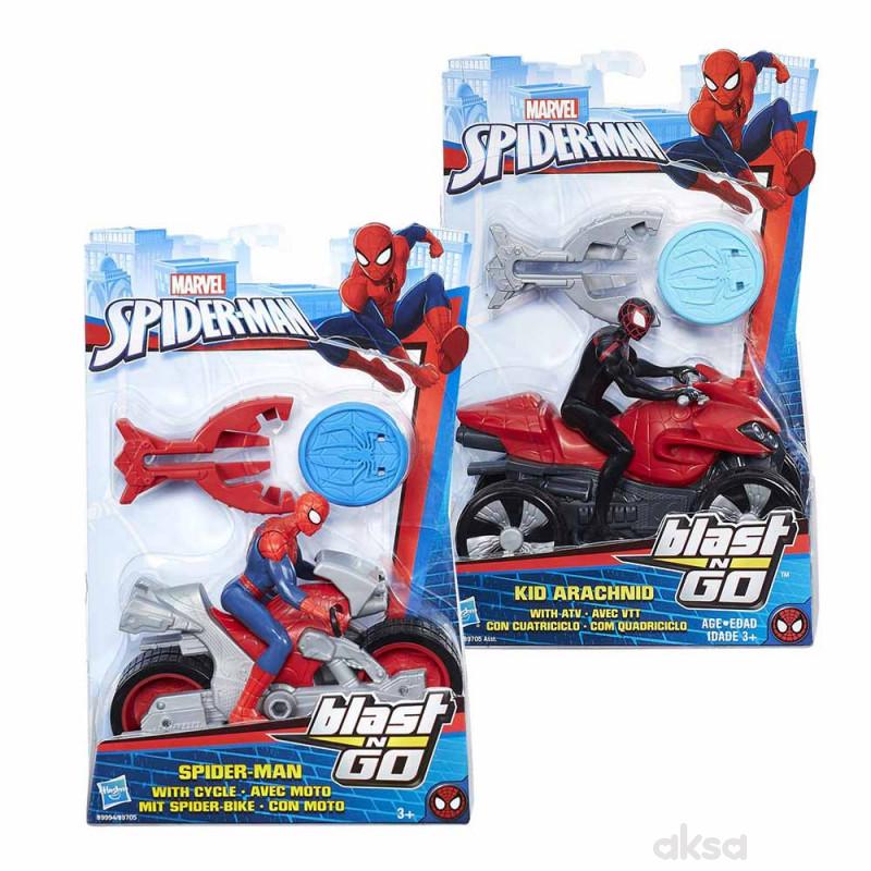 Spiderman na motoru