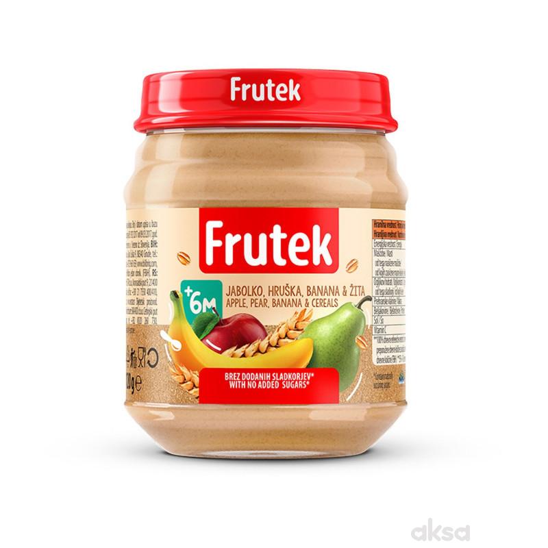 Frutek kašica jabuka, kruška, banana i žit. 120g