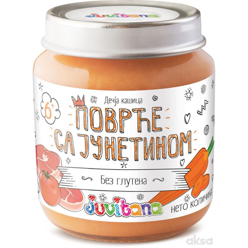 Juvitana kašica povrće sa junetinom 128g