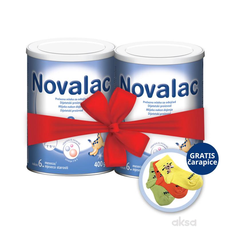 Novalac 2,400g duplo pakovanje + gratis čarapice