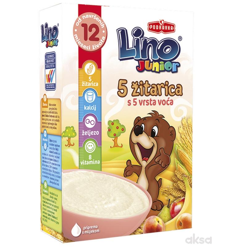 Lino bezmlečna instant kaša 5 žit. i 5 voća 200g