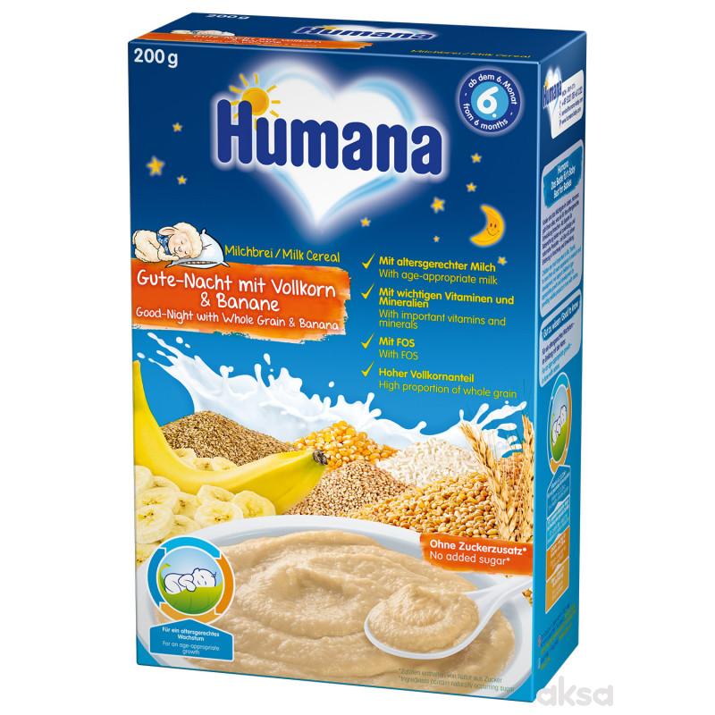Humana ml. ins. kaša za l. noć žit. i banana 200g,