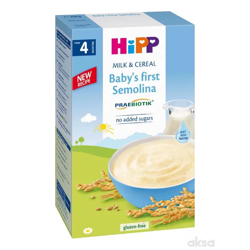 Hipp mlečna instant kaša bebin prvi griz 250g 